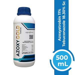 AZOXY GOLD (Azoxystrobin 11% + Tebuconazole 18.30% Sc)-500 mL