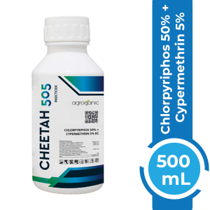 CHEETAH 505 (Chlorpyriphos 50% + Cypermethrin 5%)-500 mL