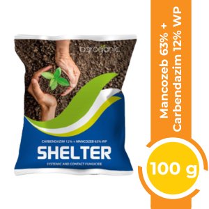 SHELTER (Mancozeb 63% + Carbendazim 12% WP)-100 g